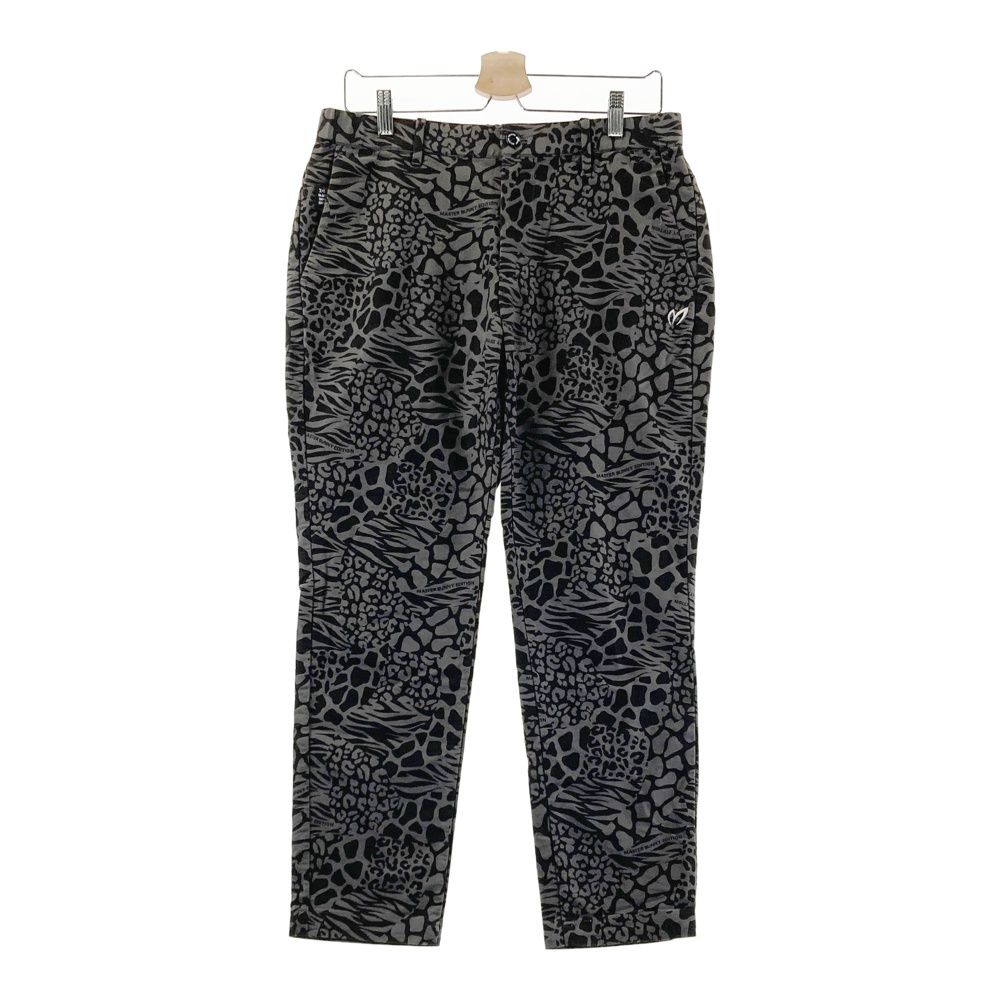 サイズ 5 MASTER BUNNY EDITION マスターバニーエディション ロングパンツ アニマル柄 グレー系 ゴルフウェア メンズ ストスト