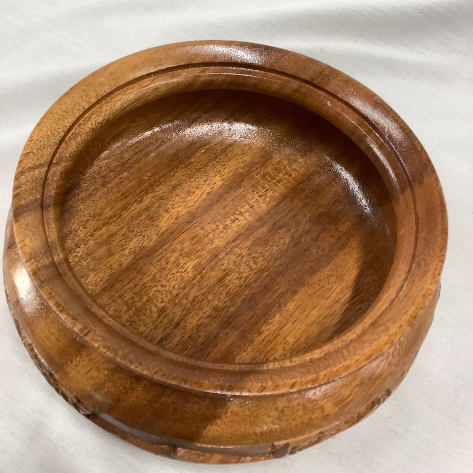 HAWAII 木製 蓋付お菓子入れ ハワイ土産 木彫り D337 - メルカリ