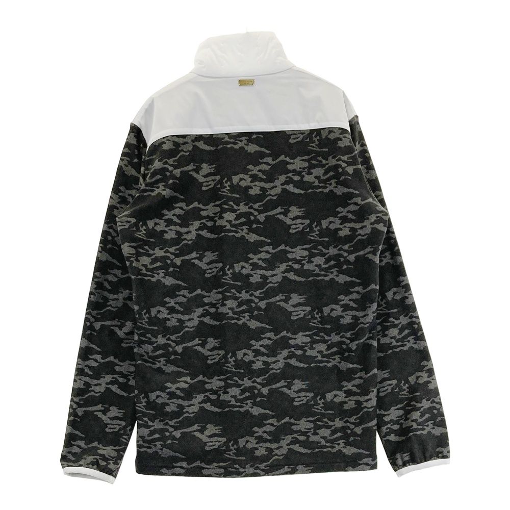 サイズ：03 ROCK DUDE ロックデュード ハーフジップ長袖Tシャツ 襟中綿