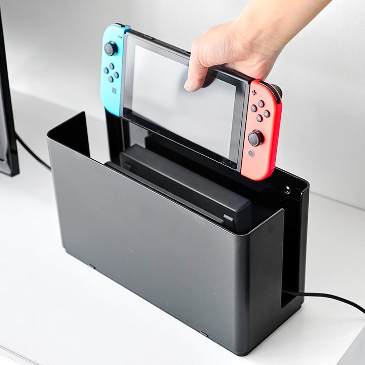 switch 収納 スイッチ2 本体カバー 【 蓋付き重ねられるゲーム機器収納