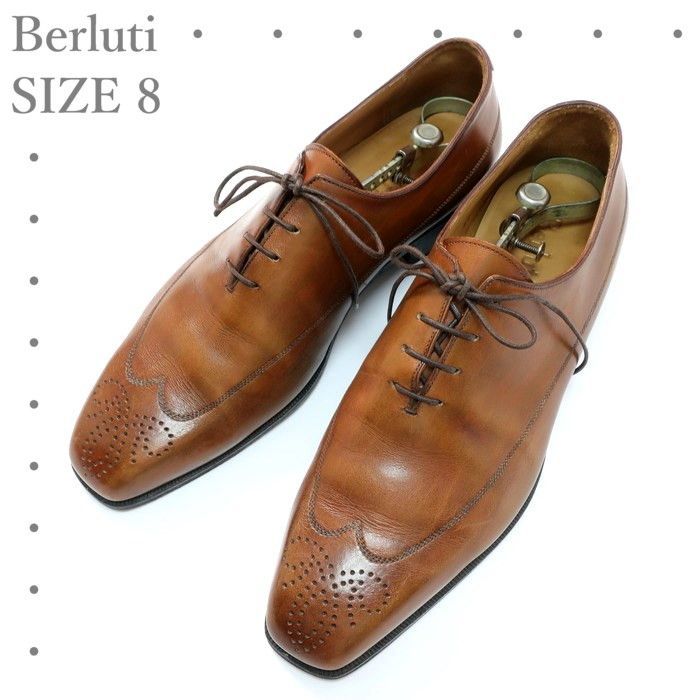 ベルルッティ Berluti 美品 /アレッサンドロ/ホールカットシューズ