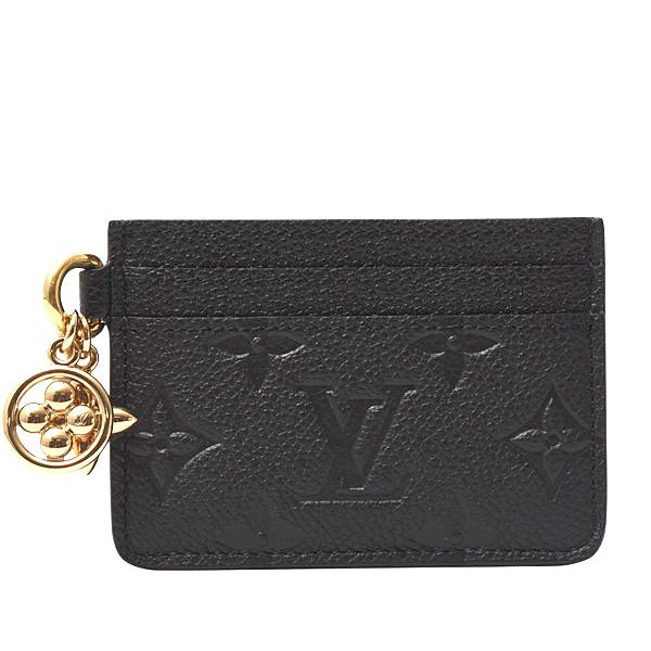 ルイヴィトン カードケース レディース ポルトカルト LVチャーム ノワール Louis Vuitton M 82132