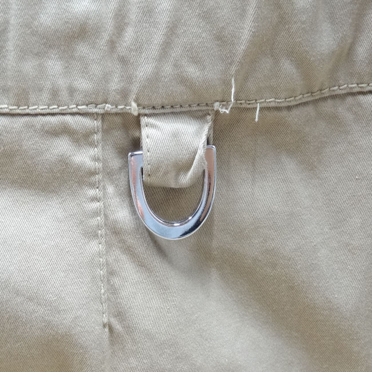  MONCLER モンクレール トレンチコート フィールドジャケット ミリタリージャケット ベージュ Lサイズ ベルト トレンチコート ジャケット アウター