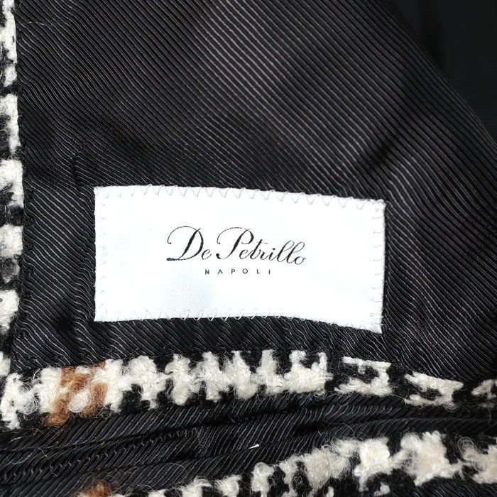 極美品 デペトリロ DE PETRILLO ダブルチェスターコート/秋冬/チェック