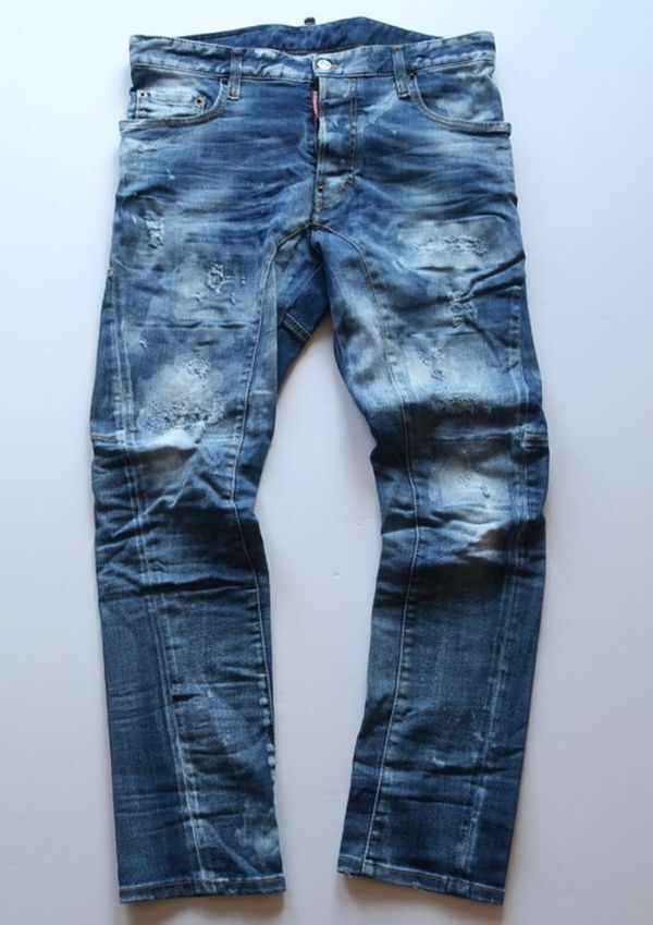 ディースクエアード DSQUARED2 デニムパンツ/S74LB1179S30789/ダメージ加工 ブルー 48（5554)gejb