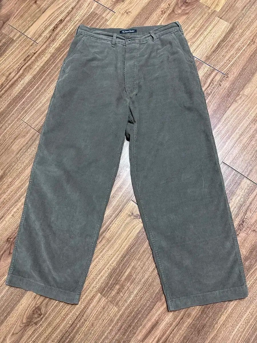 3 リーウォーク コーデュロイ ワークパンツ オリーブ