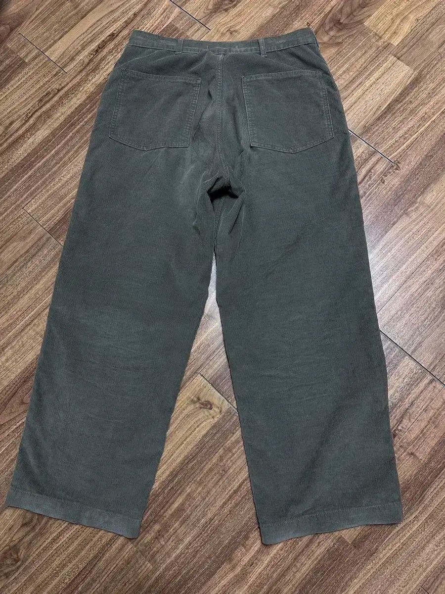 3 リーウォーク コーデュロイ ワークパンツ オリーブ