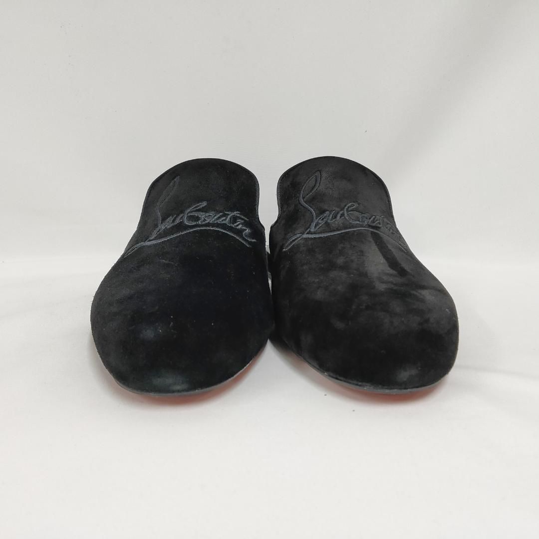 Christian Louboutin クーリト フラット ブラック 26 5 cm相当 クリスチャンルブタン