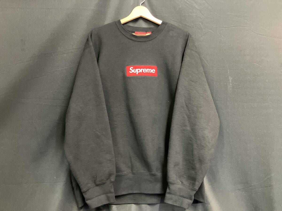 Supreme シュプリーム Box Logo Crewneck ボックスロゴクルーネック スウェット トレーナー ブラック L