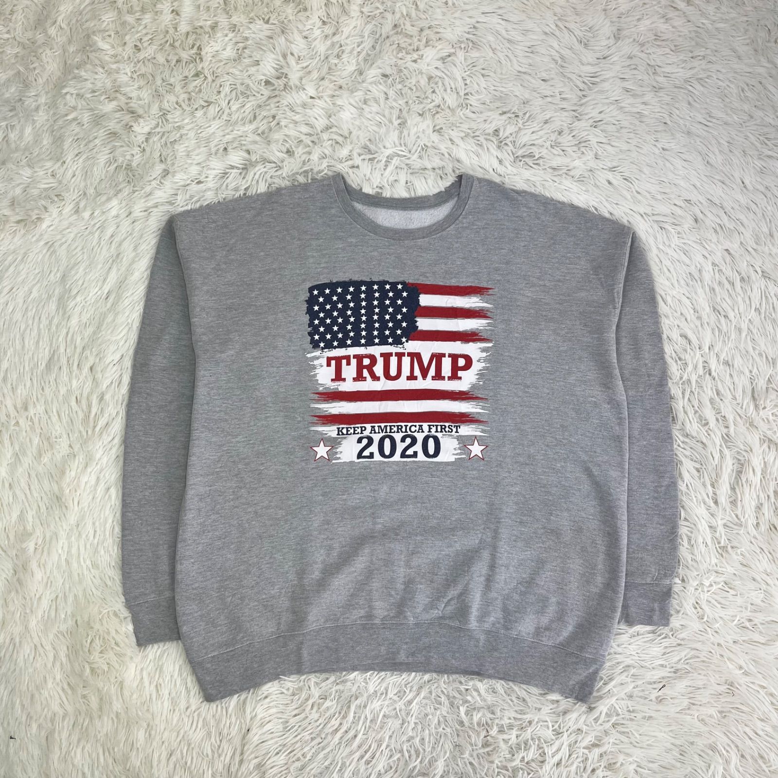 トレーナー スウェット アメリカンデザイン グレー XXXLサイズ メンズ 男女兼用