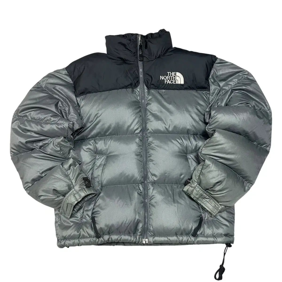 即納) THE NORTH FACE ザノースフェイス 700 Nuptse(ヌプシ) グレー