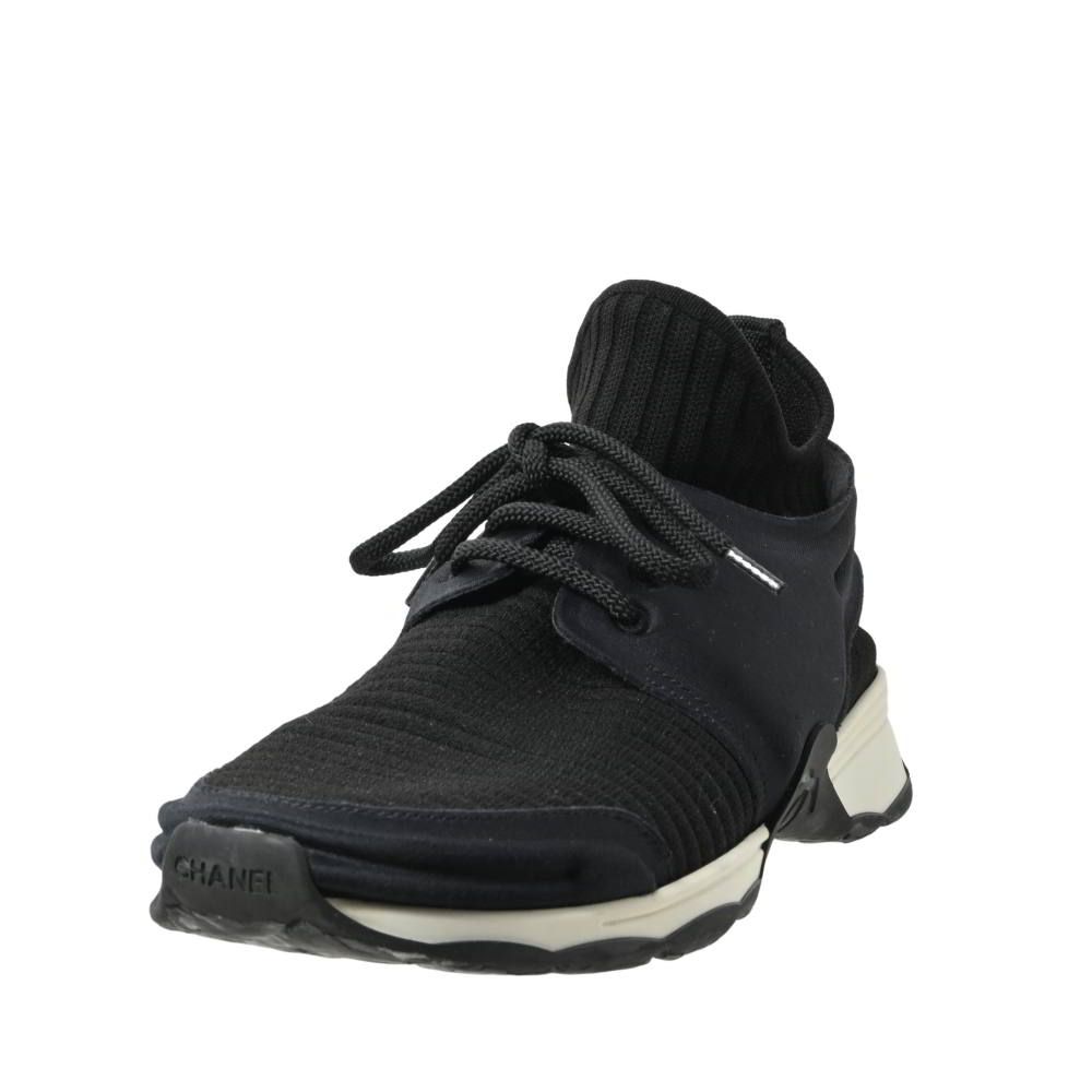 CHANEL ファブリックシューズ CHANEL シャネル スニーカー 靴 シューズ レザー ファブリック
