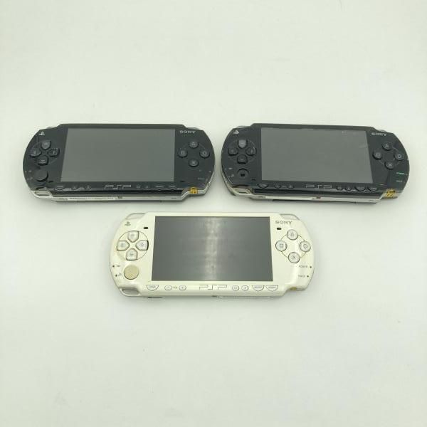 中古】本体）【ジャンク】SONY/PSP本体 3台まとめ 動作未確認/PSP-1000