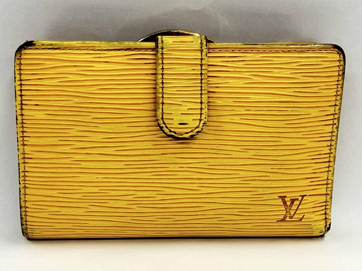 LOUIS VUITTON ルイヴィトン エピ MI 1012 M 63249 ヴィエノワ 二つ折り財布
