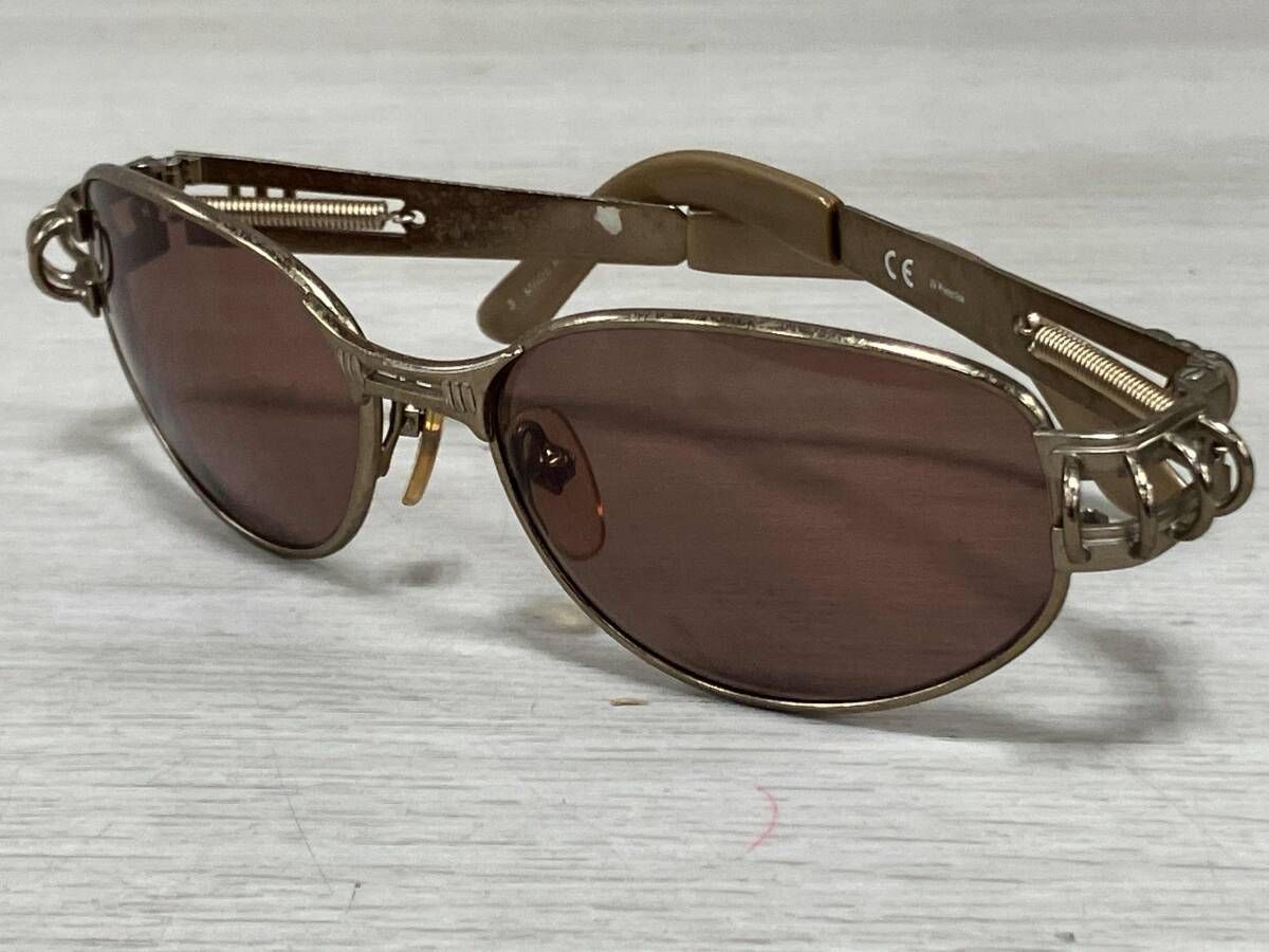 JEAN PAUL |ジャンポールゴルチェ|サングラス|ゴールド×ブラウン|55▫︎18-131|56-6105