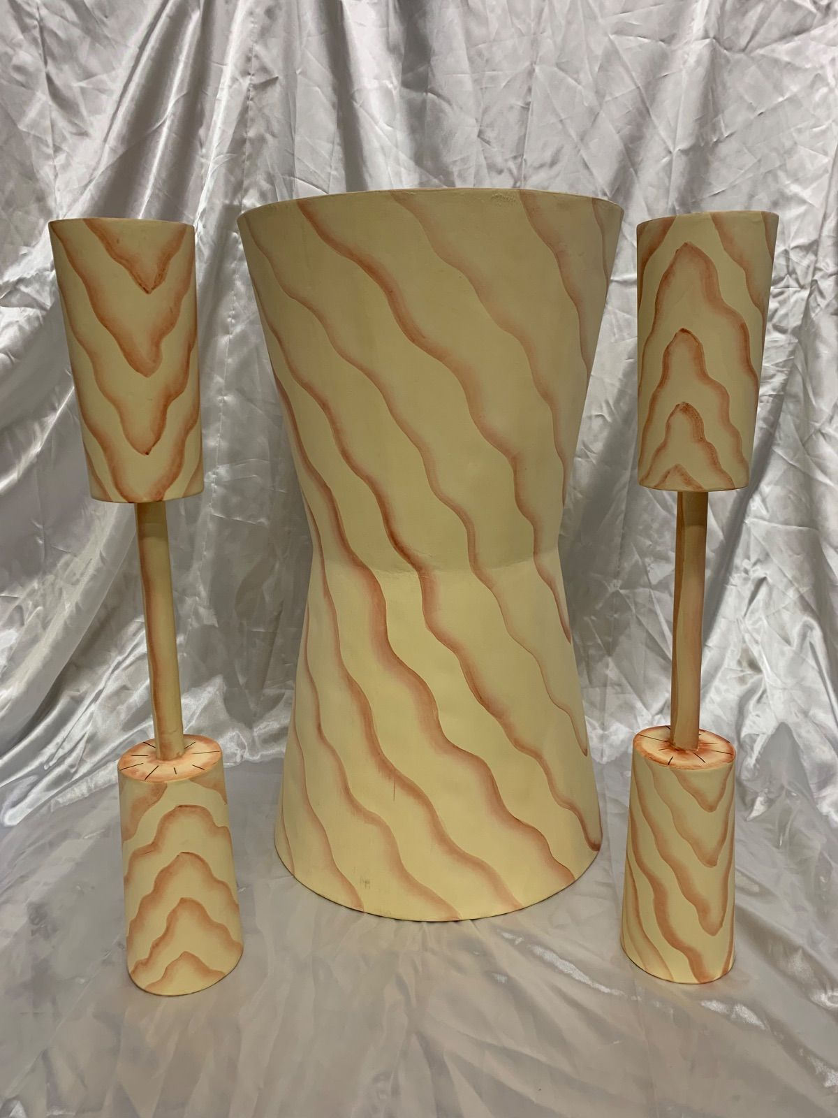 玉兎 臼 杵2本 セット 日本舞踊 小道具 臼61 cm