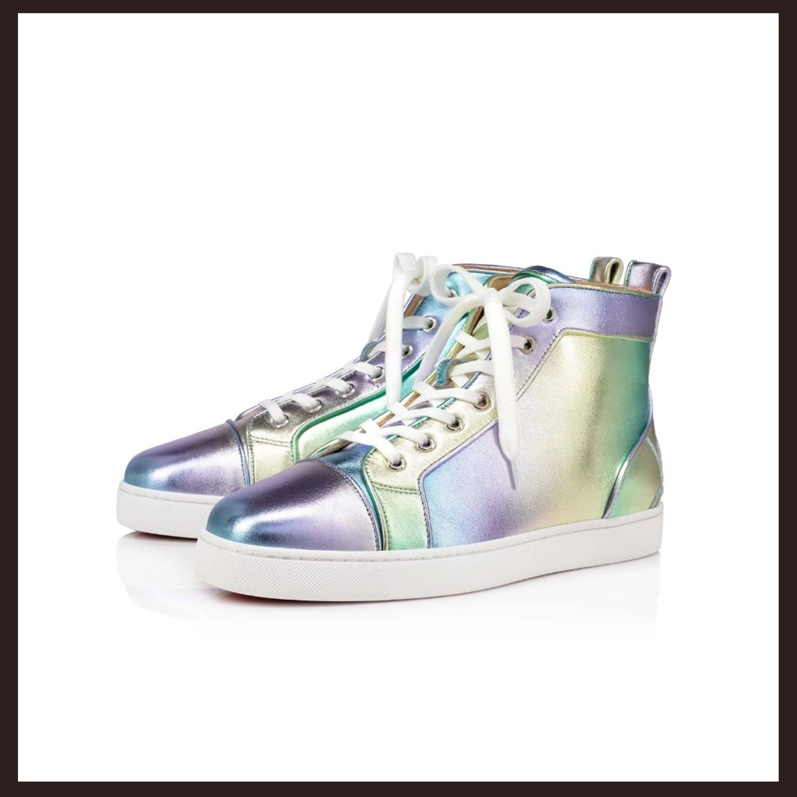 新品 未使用 Christian Louboutin ファンルイ スニーカー オーロラ 