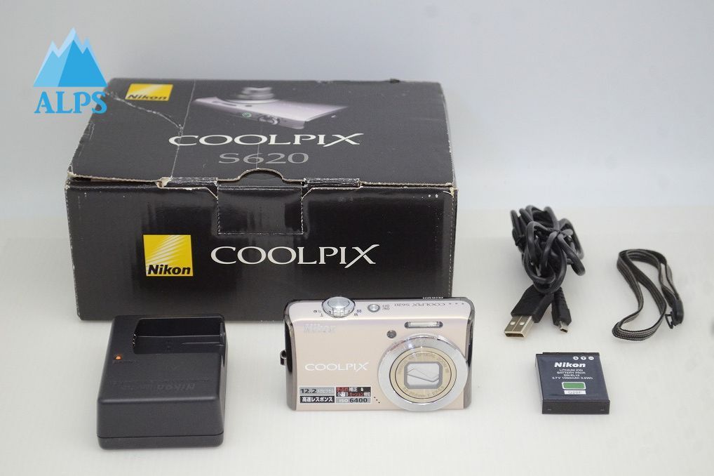 Nikon ニコン COOLPIX S620 コンパクトデジタルカメラ パールホワイト