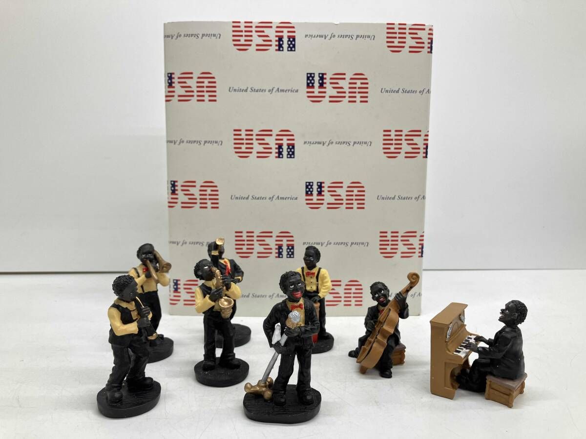 JAZZ JAZZバンド ブルース 置物 インテリア ヴィンテージ Amazon.co.jp