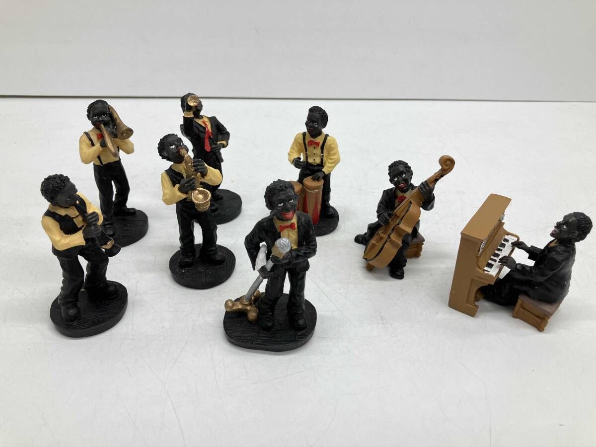 JAZZ バンド 8体セット ジャズ 置物 インテリア 箱有り - メルカリ