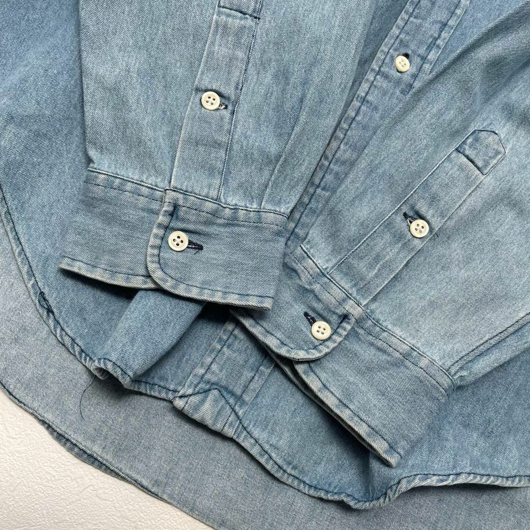 90s ポロラルフローレン Polo Ralph Lauren 長袖デニムシャツ BLAKE