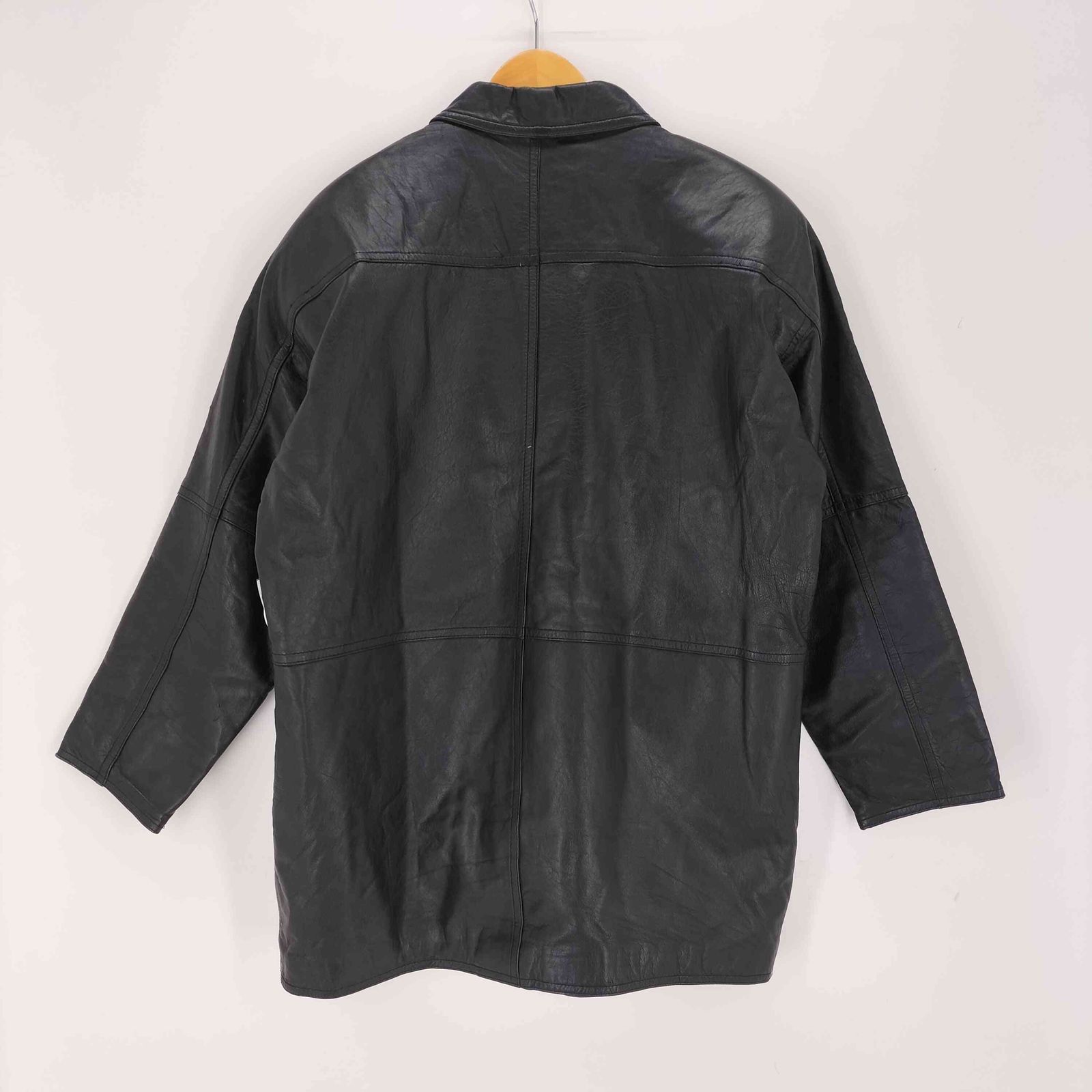 ユーズドフルギ USED古着 HANAI レザーハーフコート メンズ JPN：L