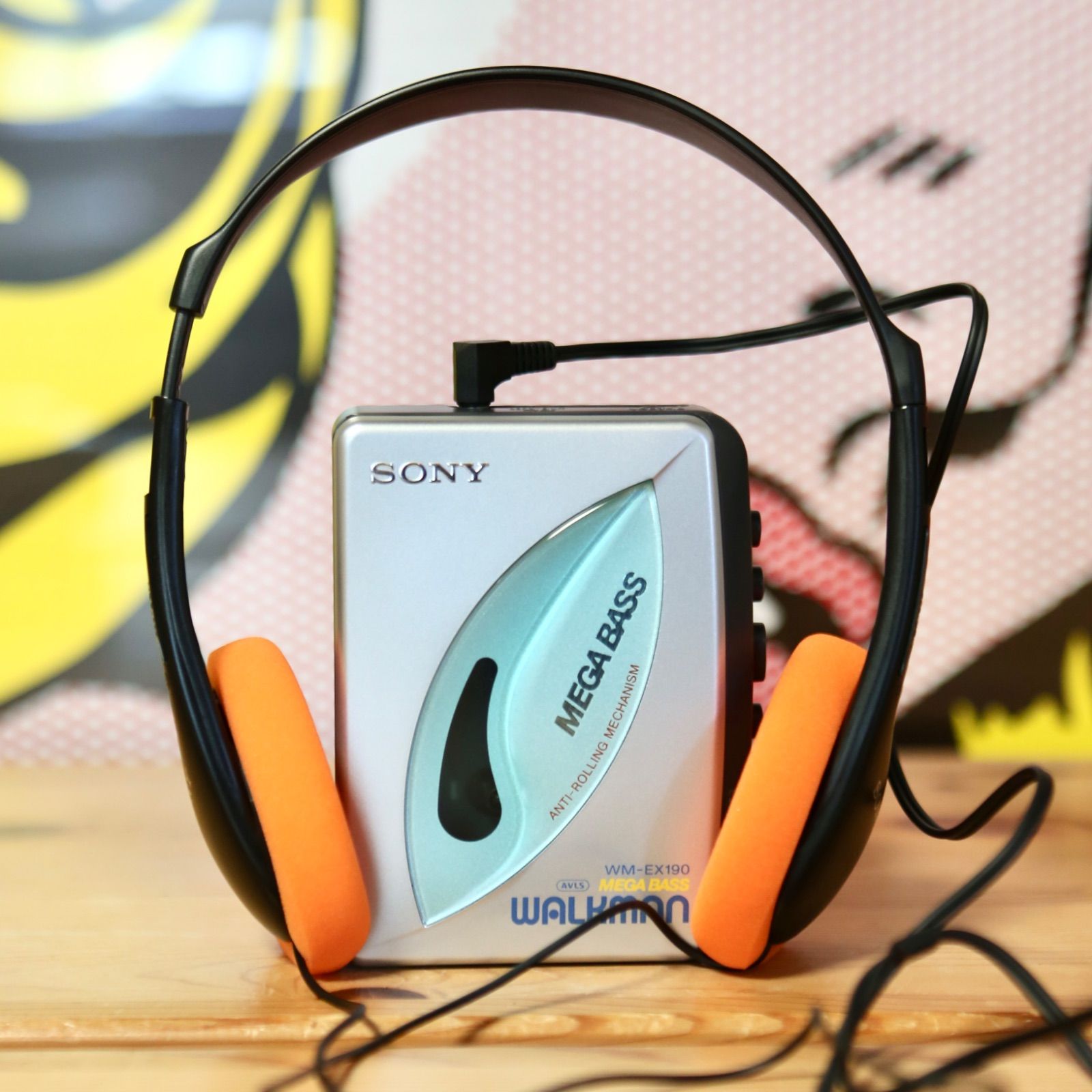 SONY WALKMAN WM-EX190 ＋ MDR-023｜整備済み 動作品 カセット