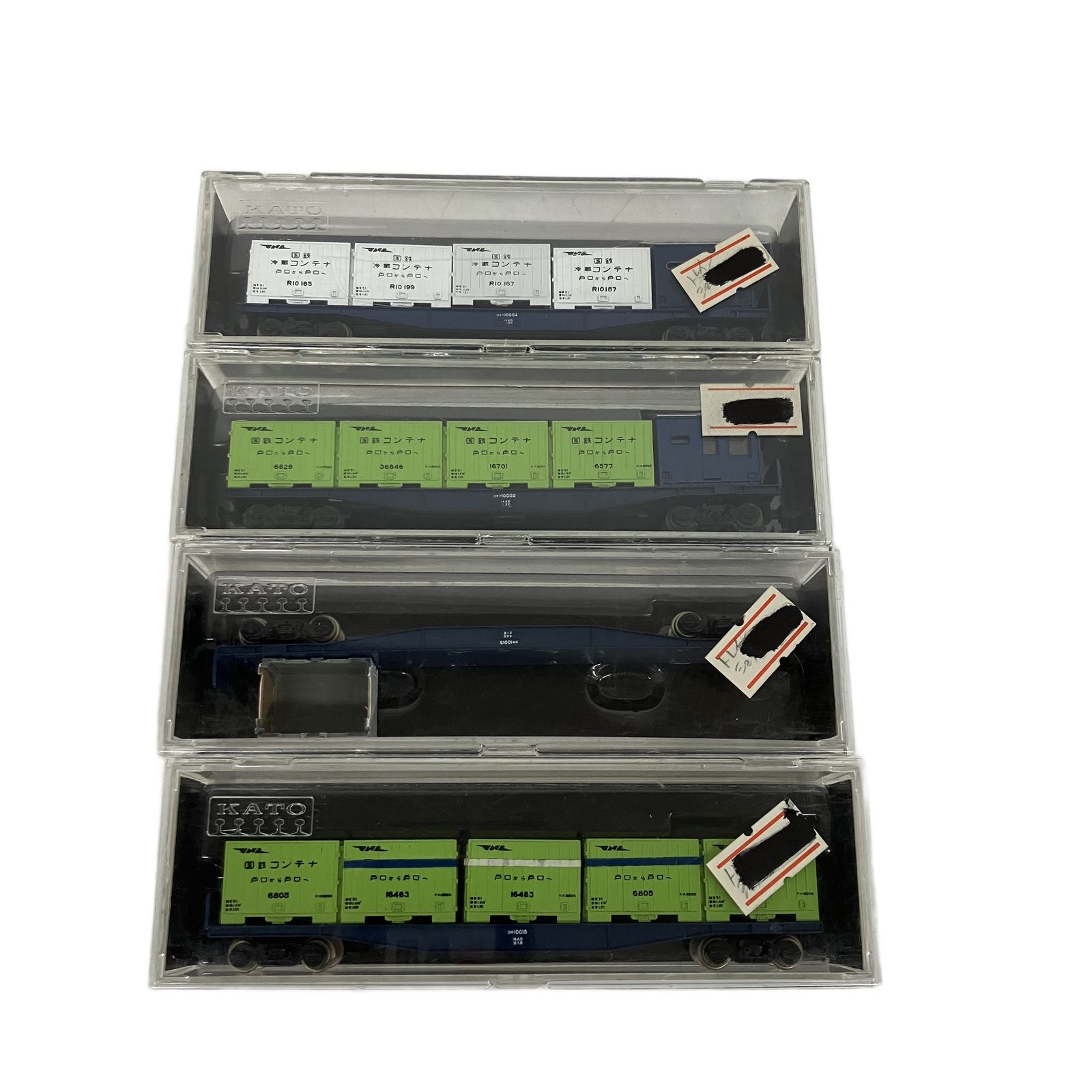 KATO 関水金属 802 803 803-1 コンテナ搭載 貨物列車 4両セット N