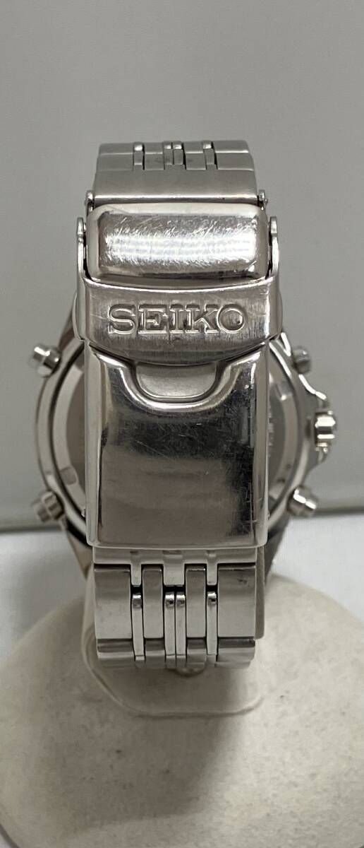 SEIKO GRAND QUARTZ ヴィンテージ腕時計　ジャンク品 ジャンク SEIKO セイコー／クロノグラフ 7T32-7G50／8D2＊＊＊／ 白