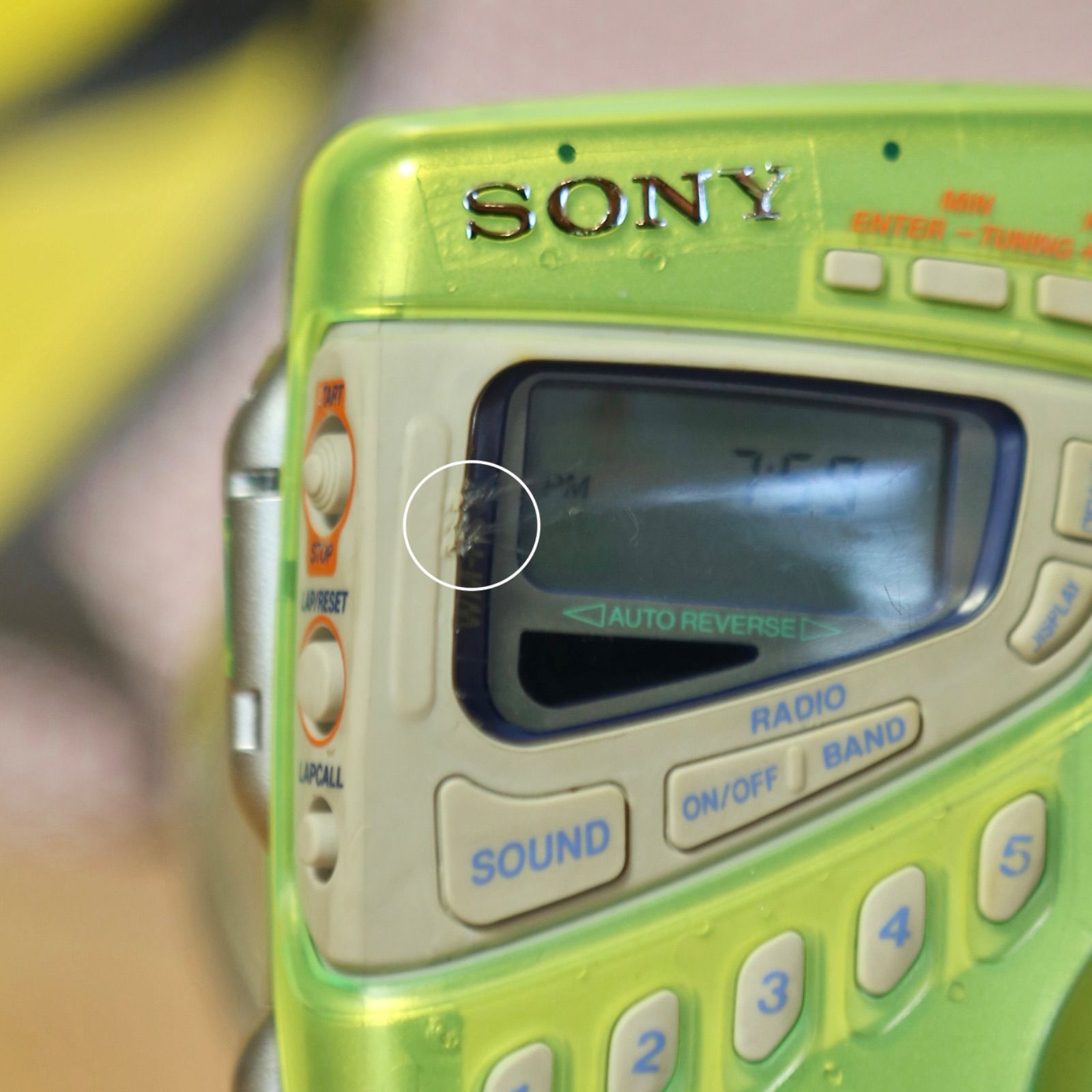 SONY SPORTS WALKMAN WM-FS1 MEGABASS搭載 防滴仕様 ウォークマン