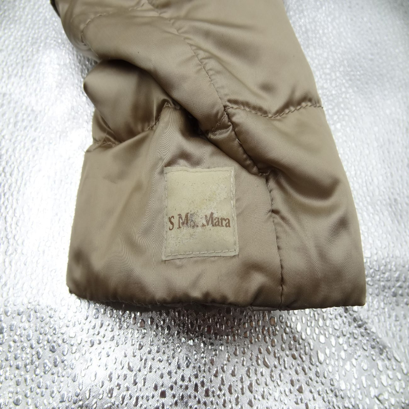 S MaxMara マックスマーラ コート ベルト付き中綿コート ダウンコート