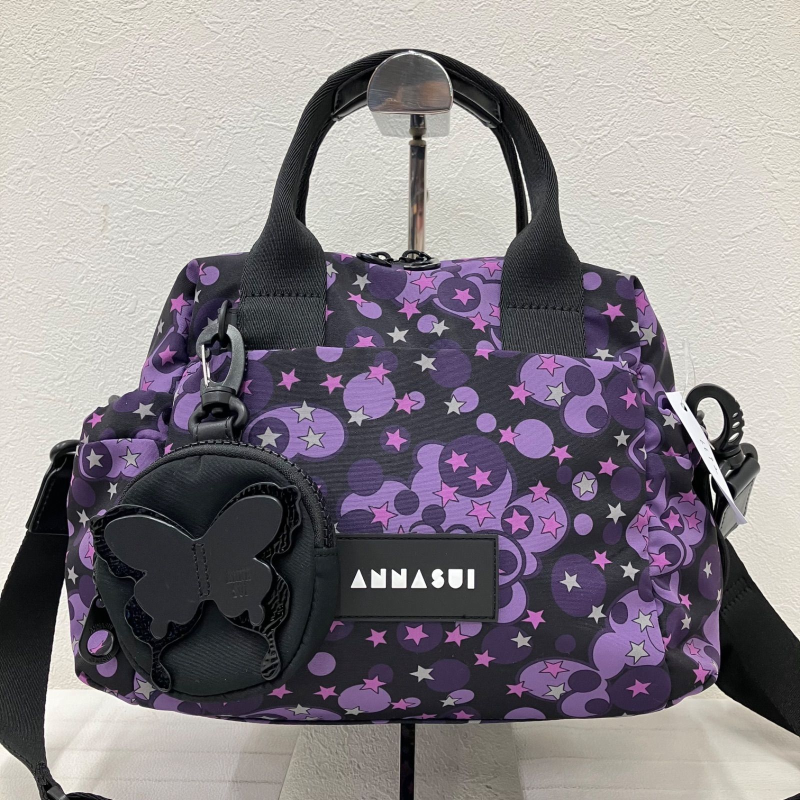 6692 ANNASUI ANNA SUI アナスイ ヴァケーション 2way ミニボストン 