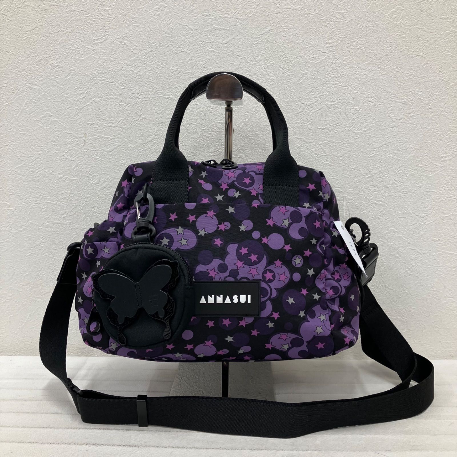 6692 ANNASUI ANNA SUI アナスイ ヴァケーション 2way ミニボストン 