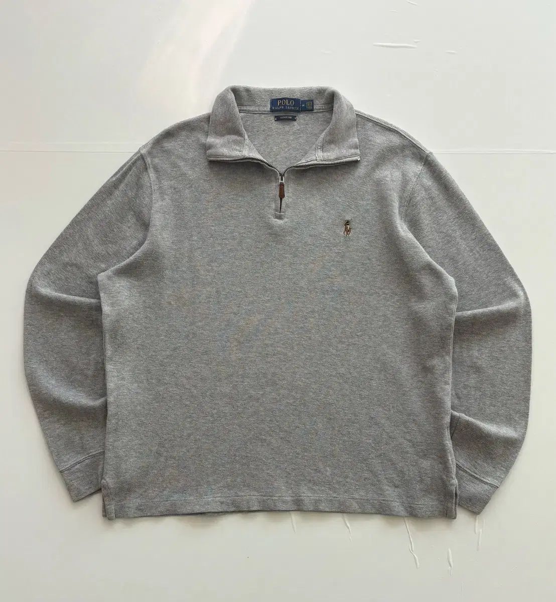 ポロラルフローレン グレー ハーフ ジップアップ - メルカリ