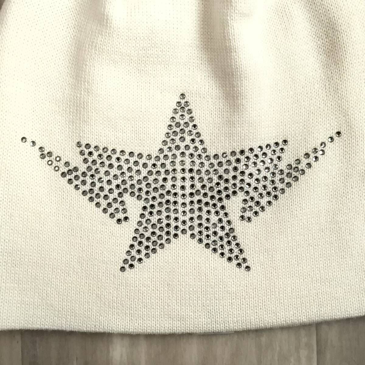 ☆初期☆ スワロフスキー BAPE STA ニット帽 a bathing ape swarovski
