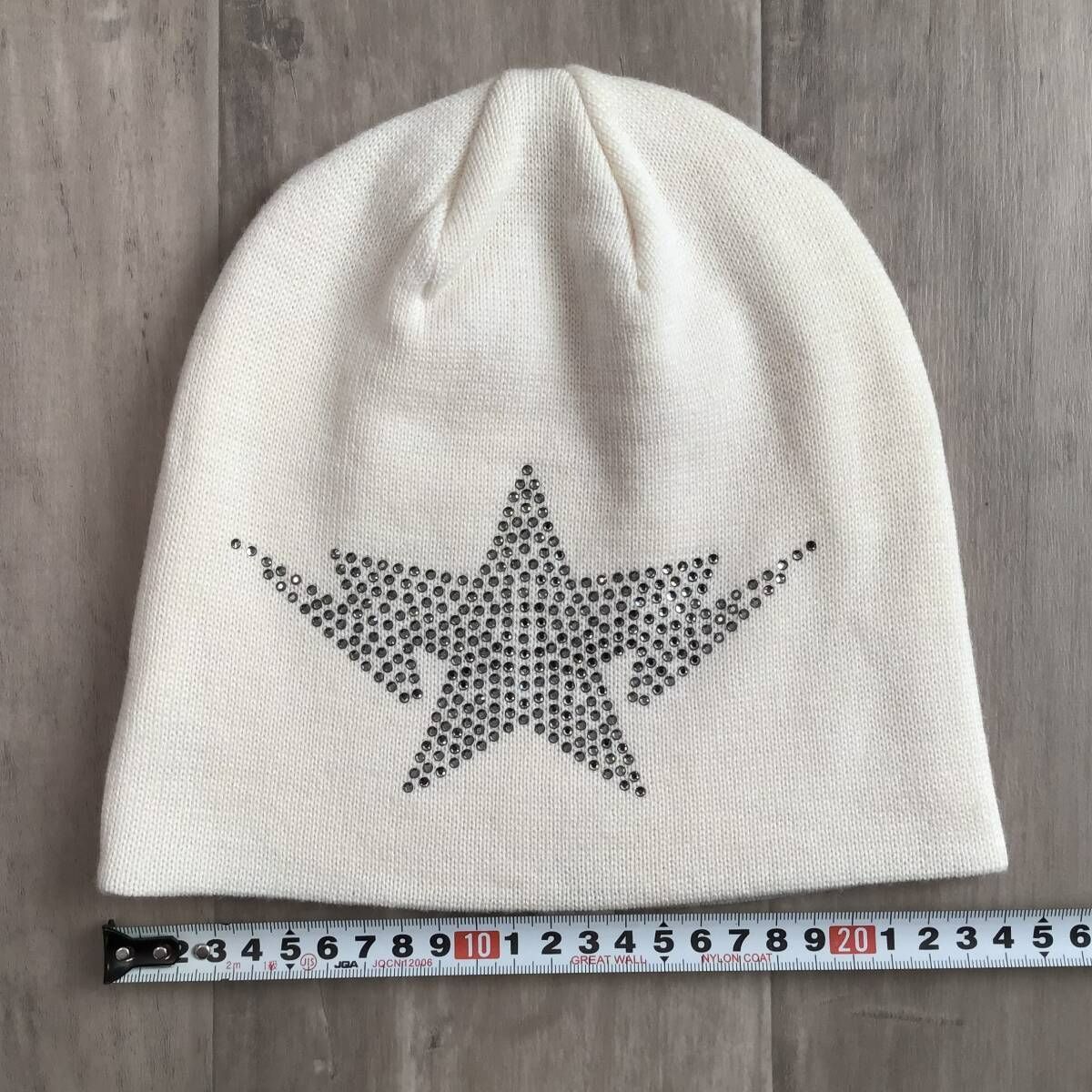 ☆初期☆ スワロフスキー BAPE STA ニット帽 a bathing ape swarovski