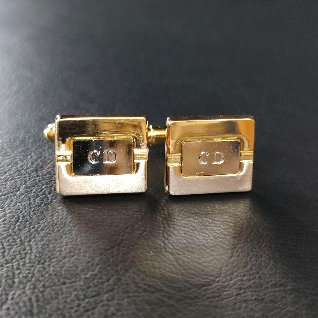 美品】Dior ディオール カフス・タイピンセット ゴールドCDロゴ