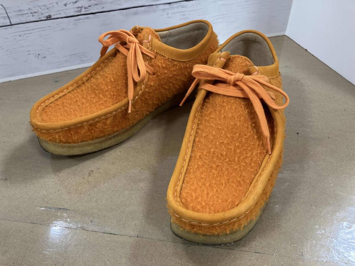 CLARKS AIME LEON DORE ワラビーブーツ クラークス オレンジ 26 5 cm