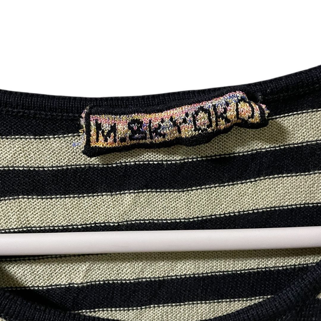  M KYOKO エムアンドキョウコ ワンピース ボーダー フリーサイズ 管理YA 136 その他 ワンピース