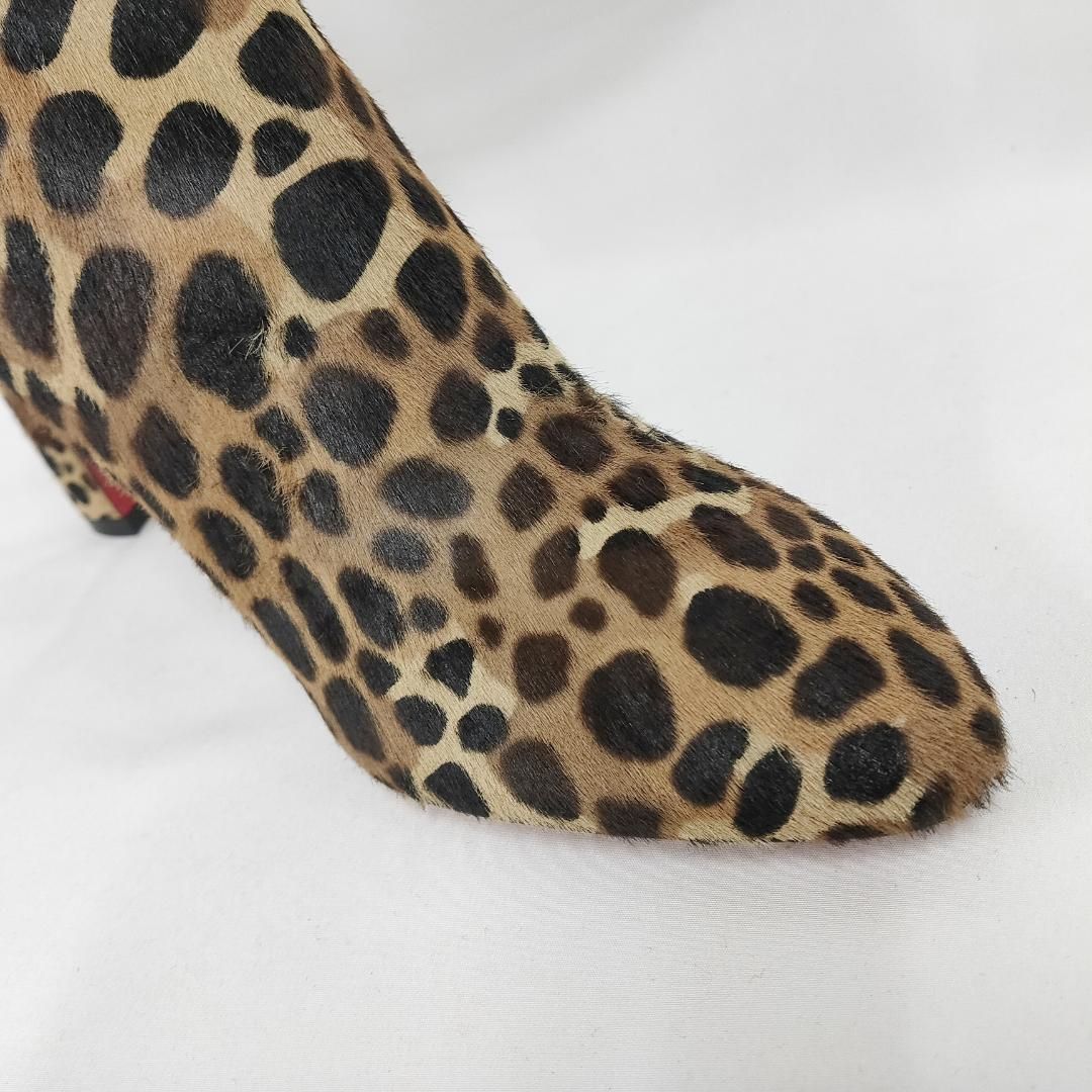 ○★新品 未使用 Christian Louboutin エレオノール ブーティ 新品 未使用 Christian Louboutin エレオノール ブーティ レオパード