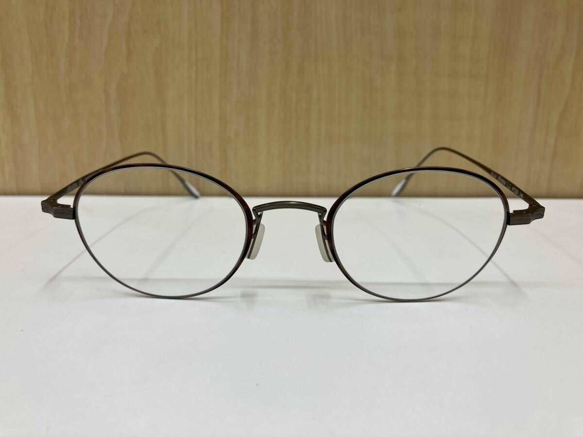 USH アッシュ UF 0-024 ゴールド 伊達メガネ WINSTON 47◻︎22 145