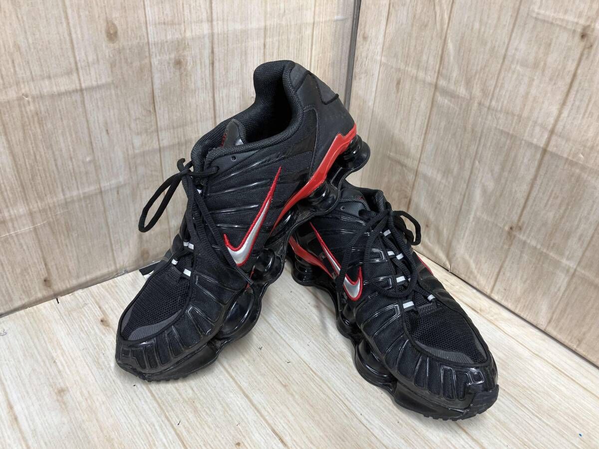 NIKEナイキ SHOX TL ショックス 公式 TL ブラック ユニバーシティ