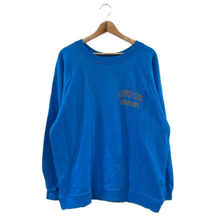 PLC パサデナレジャークラブ Athletic Dept. Crew スウェット レディース 水色