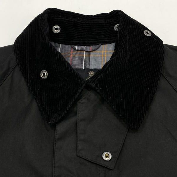 中古】Barbour BEDALE Wax Jacket ブラック size 36 バブアー[24