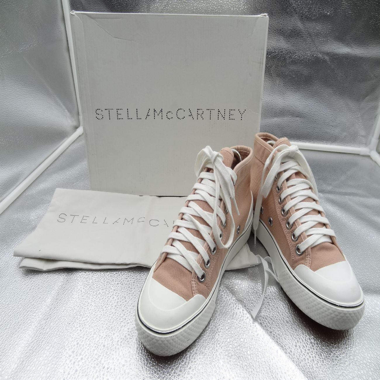 STELLA MCCARTNEY スニーカー ステラマッカートニー 厚底ハイカット 