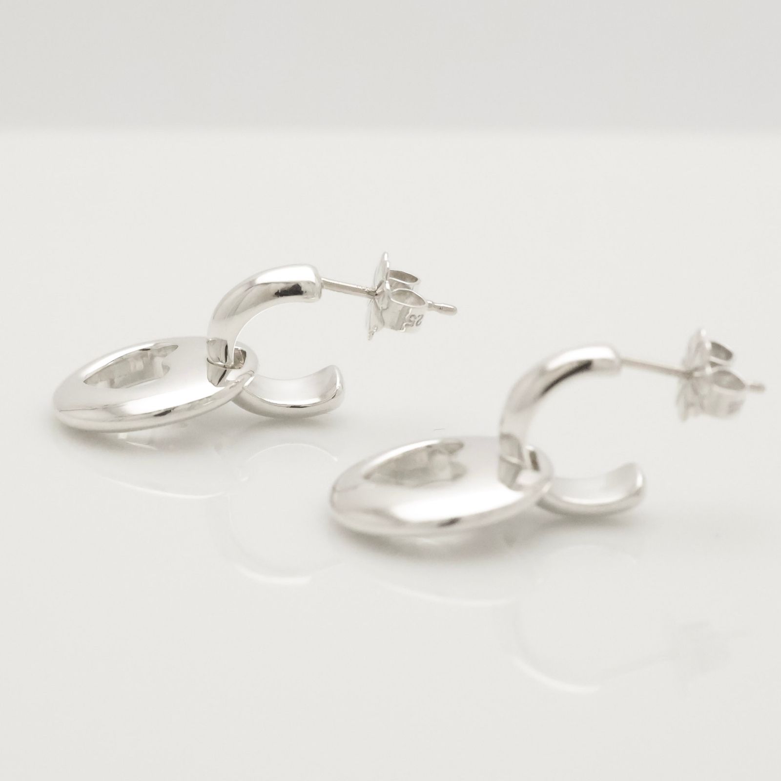 美品】ティファニー TIFFANY&Co. ハート カットアウト フープ スタッド