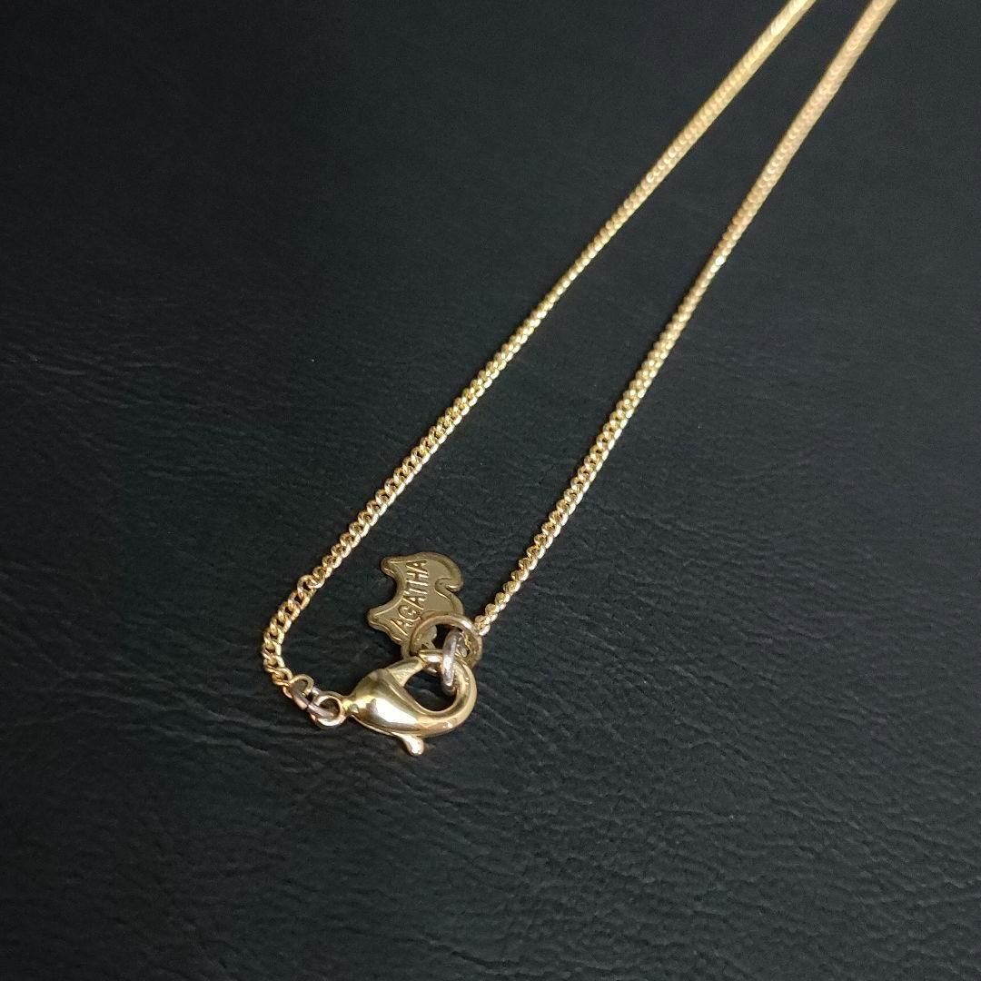 670‐42 希少 美品 AGATHA アガタ ロングネックレス ブレスレット