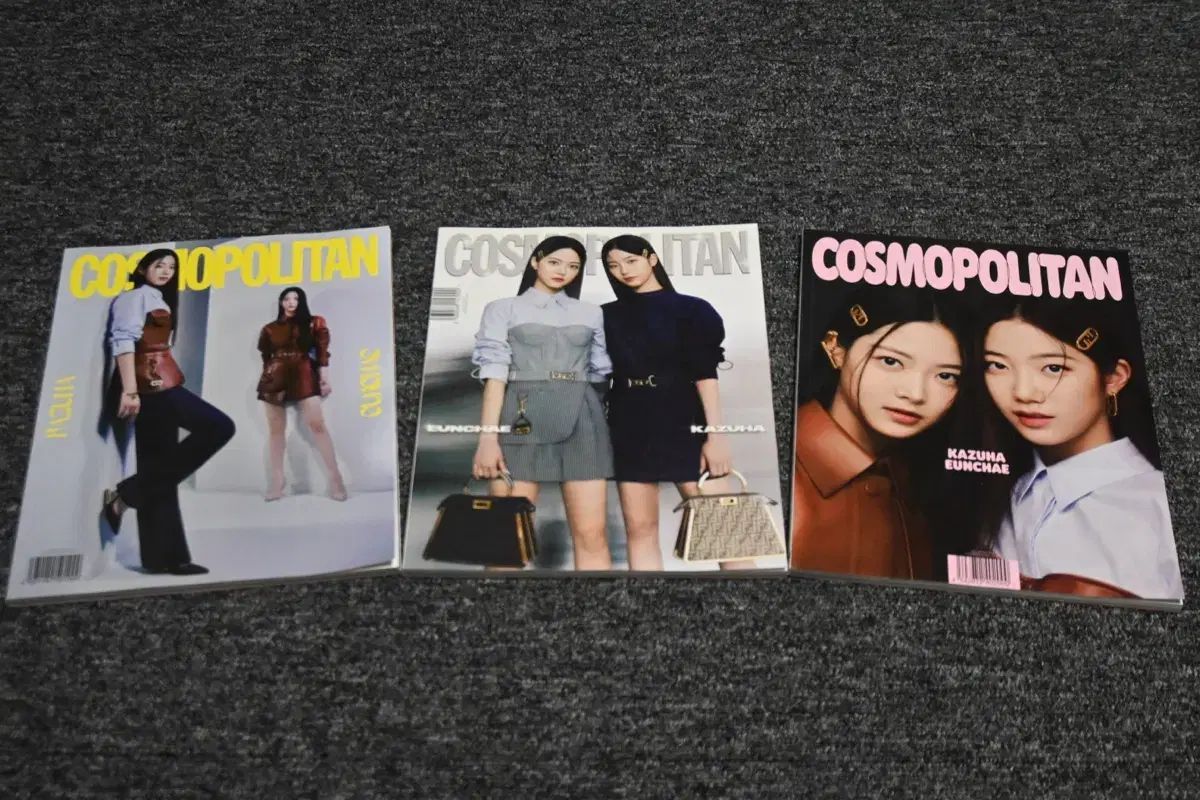 コスモポリタン 2025 8 表紙 カズハ ホン ウンチェ