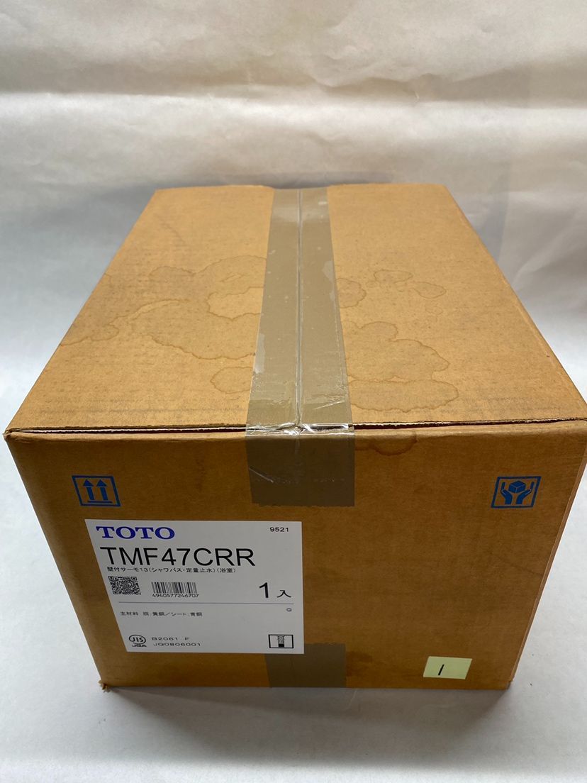 TOTO サーモ付シャワー混合栓 定量止水機能付き 屋内にて長期保管