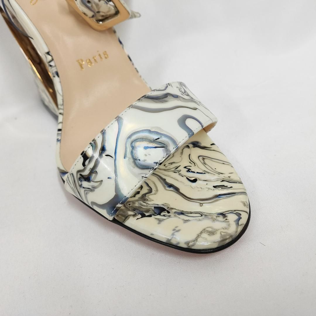 新品！未使用！ルブタン  ウェッジサンダル 新品 未使用 クリスチャンルブタン レヴィタロ ウェッジサンダル